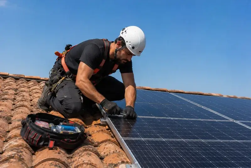 Maintenance et monitoring de panneaux solaires à Saint-Georges-de-Reneins