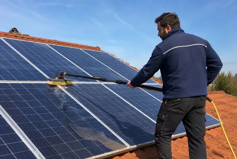 Nettoyage et entretien de panneaux solaires à Saint-Georges-de-Reneins